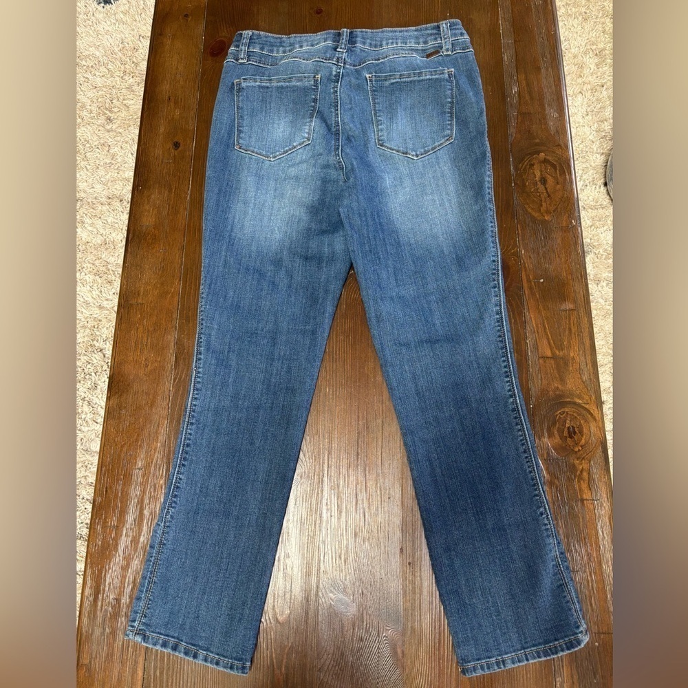 1822 BLUE DENIM STRAIGHT LEG CASUAL JEANS SIZE 6/28 - Picture 4 of 9